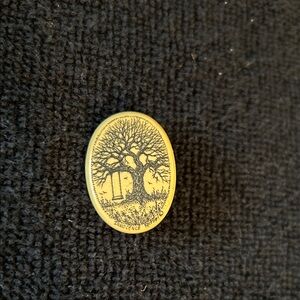 Vintage Tree Design Oval Brooch Pin Titled ‘Innocence’